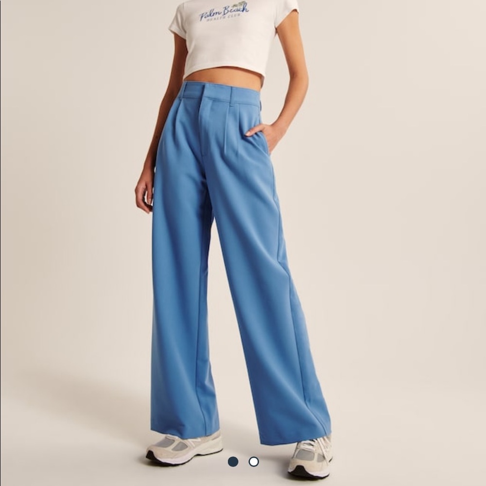 Abercrombie Tailored Wide Leg Pant NWT